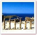 IMG: Acropolis Columns, Lindos, Rhodes