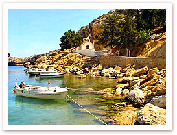 IMG: St Pauls Chapel, Lindos, Rhodes